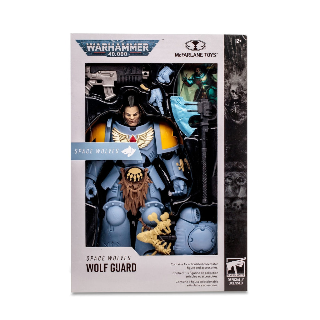Produktbild Warhammer 40k - Space Wolves Wolf Guard Actionfigur 18cm
