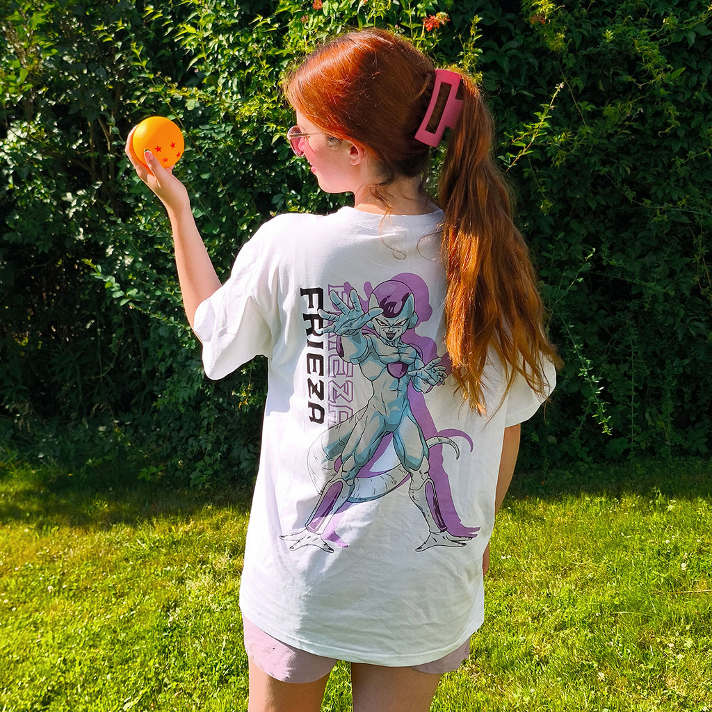 Immagine del prodotto Dragon Ball Z - T-shirt oversize Freezer bianca