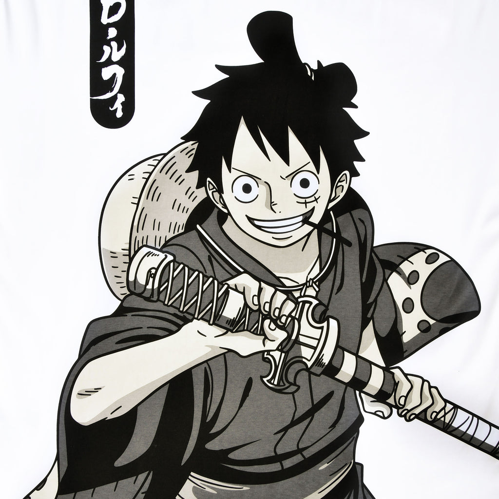 Immagine del prodotto One Piece - T-shirt oversize Luffy bianca