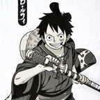 Immagine del prodotto One Piece - T-shirt oversize Luffy bianca