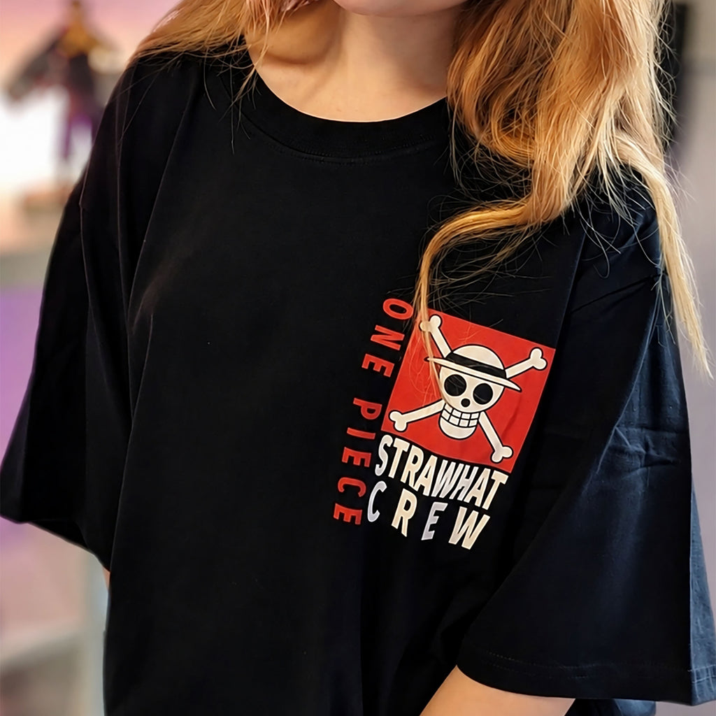 Immagine del prodotto One Piece - T-shirt oversize Monkey D. Luffy nera