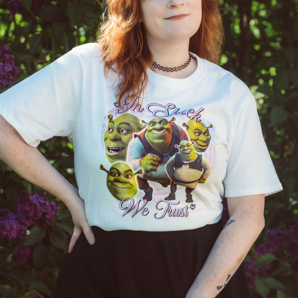 Produktbild Shrek - In Shrek We Trust T-Shirt weiß