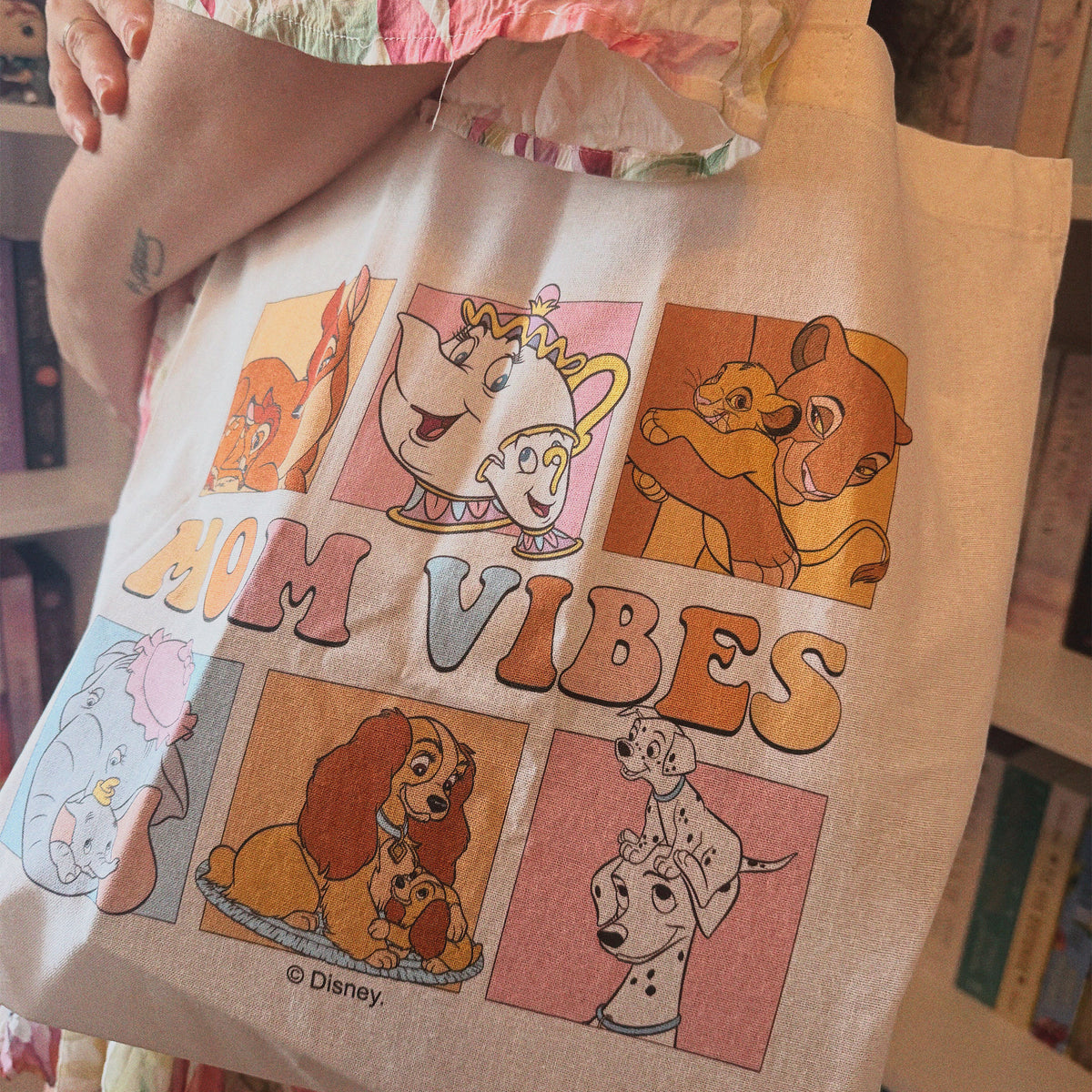 Produktbild Mom Vibes - Disney Jutebeutel weiß