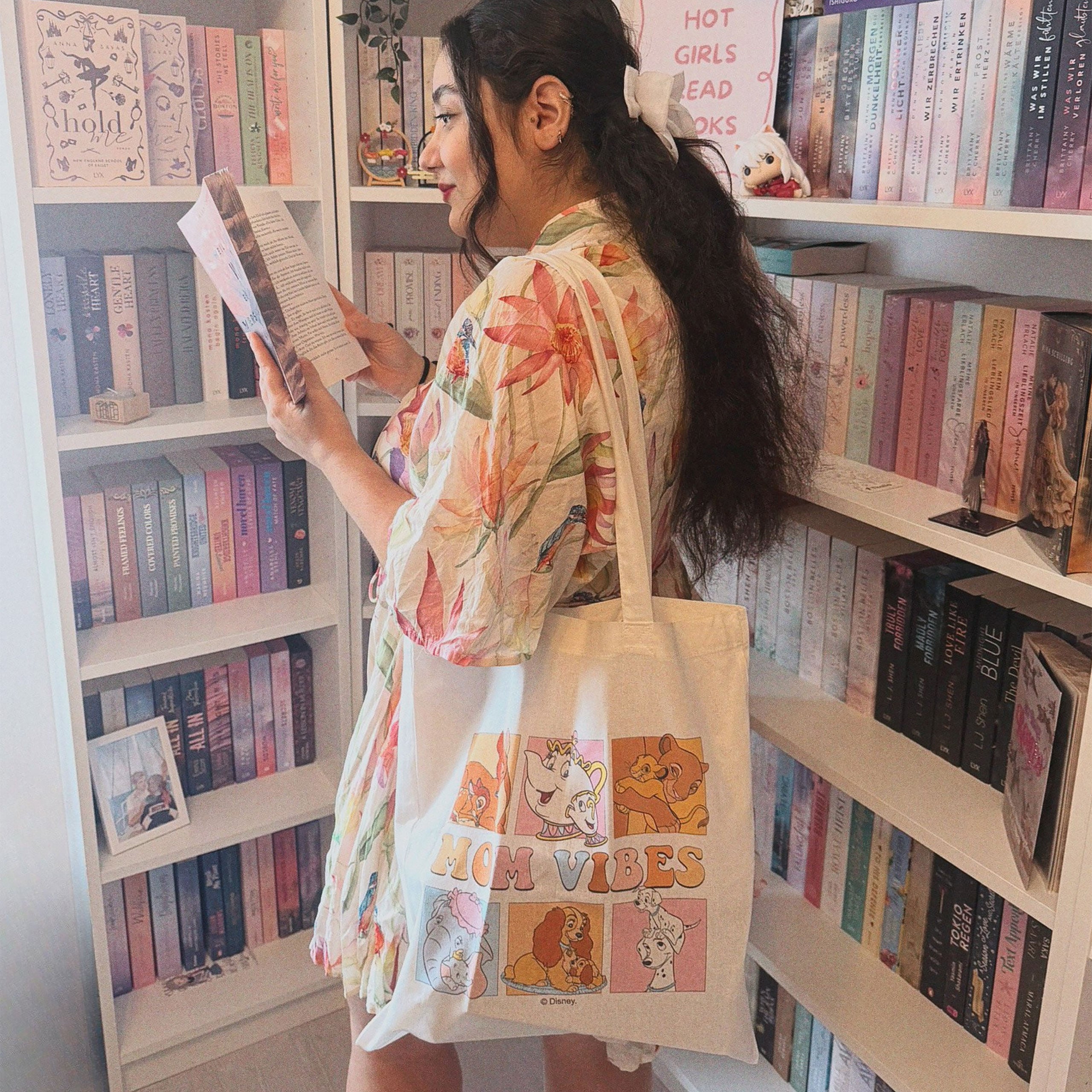Produktbild Mom Vibes - Disney Jutebeutel weiß