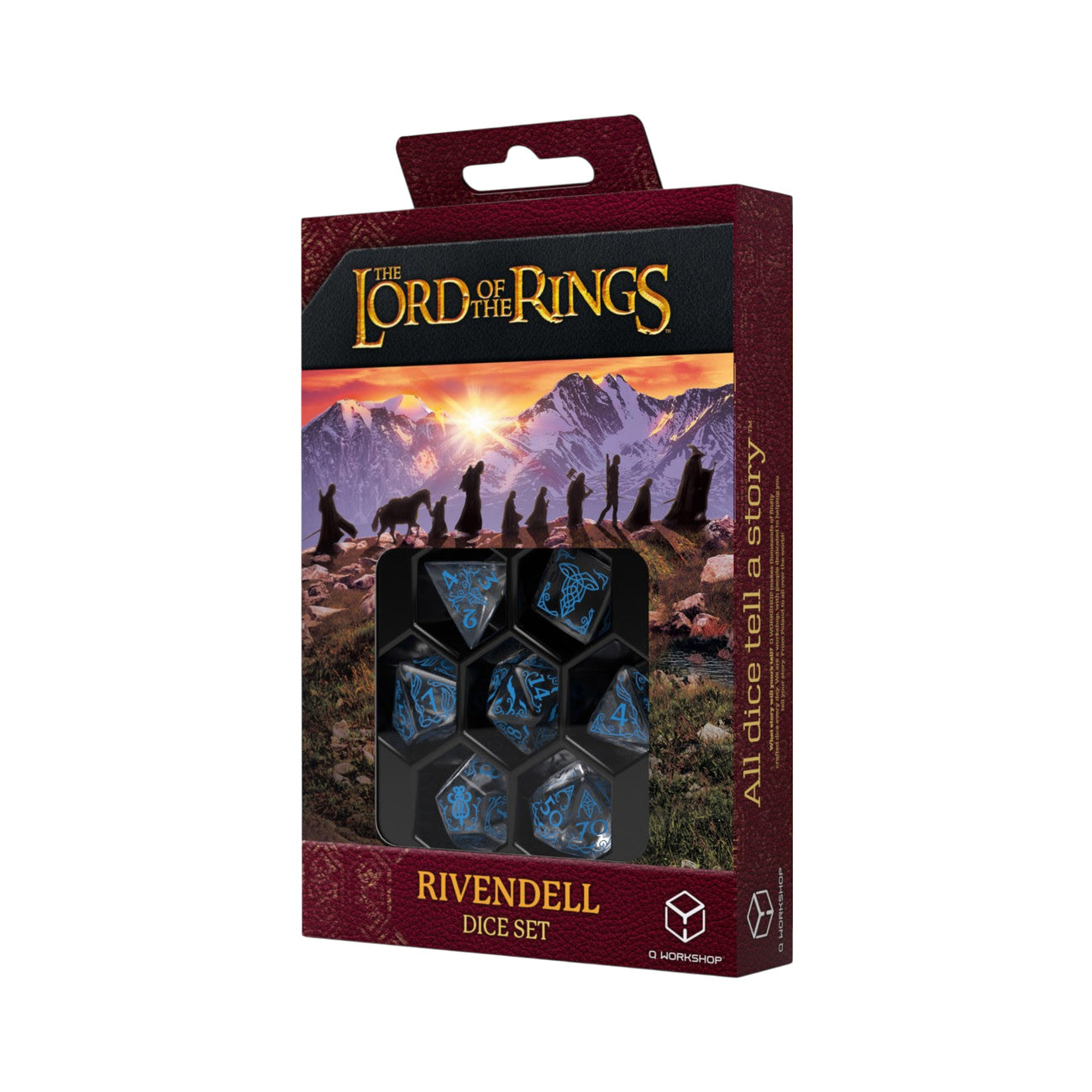 Product image The Lord of the Rings - Rivendell Water RPG Dice Set 7 pcs