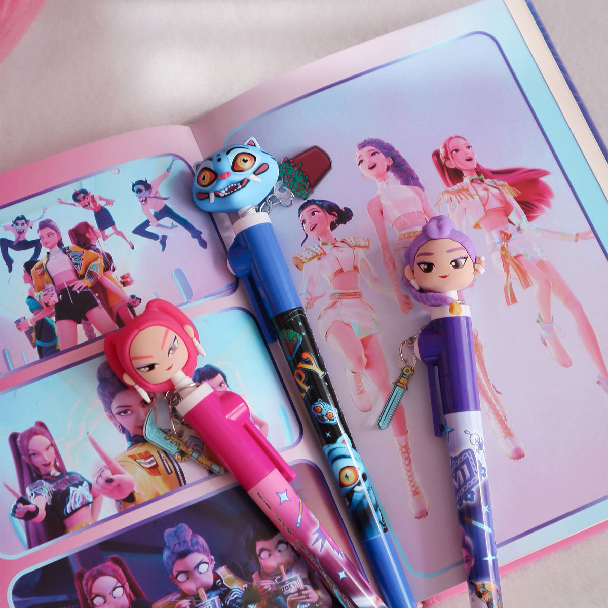 Immagine del prodotto KPop Demon Hunters - Penna 3D personaggi misteriosi