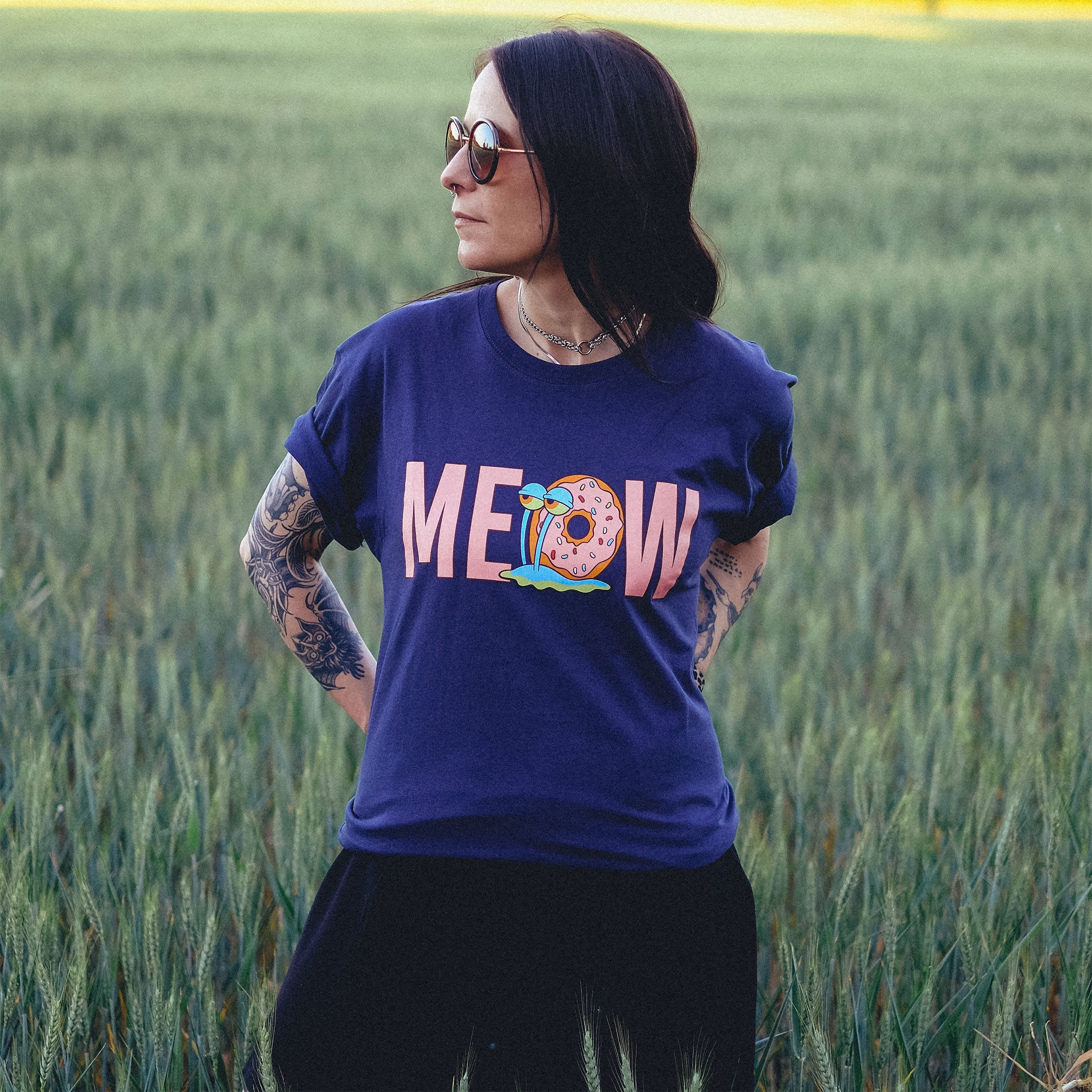 Image produit Bob l’Éponge - T-shirt Gary Meow bleu