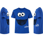 Image produit Sesame Street - T-shirt Cookie Monster bleu