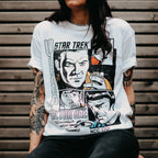 Immagine del prodotto Star Trek - T-Shirt retrò Warp 1 bianca