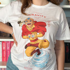 Image produit Avatar – T-shirt Aang Laugh at Gravity blanc