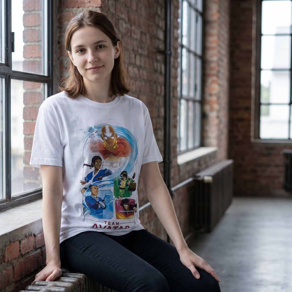 Immagine del prodotto T-shirt Team Avatar bianca
