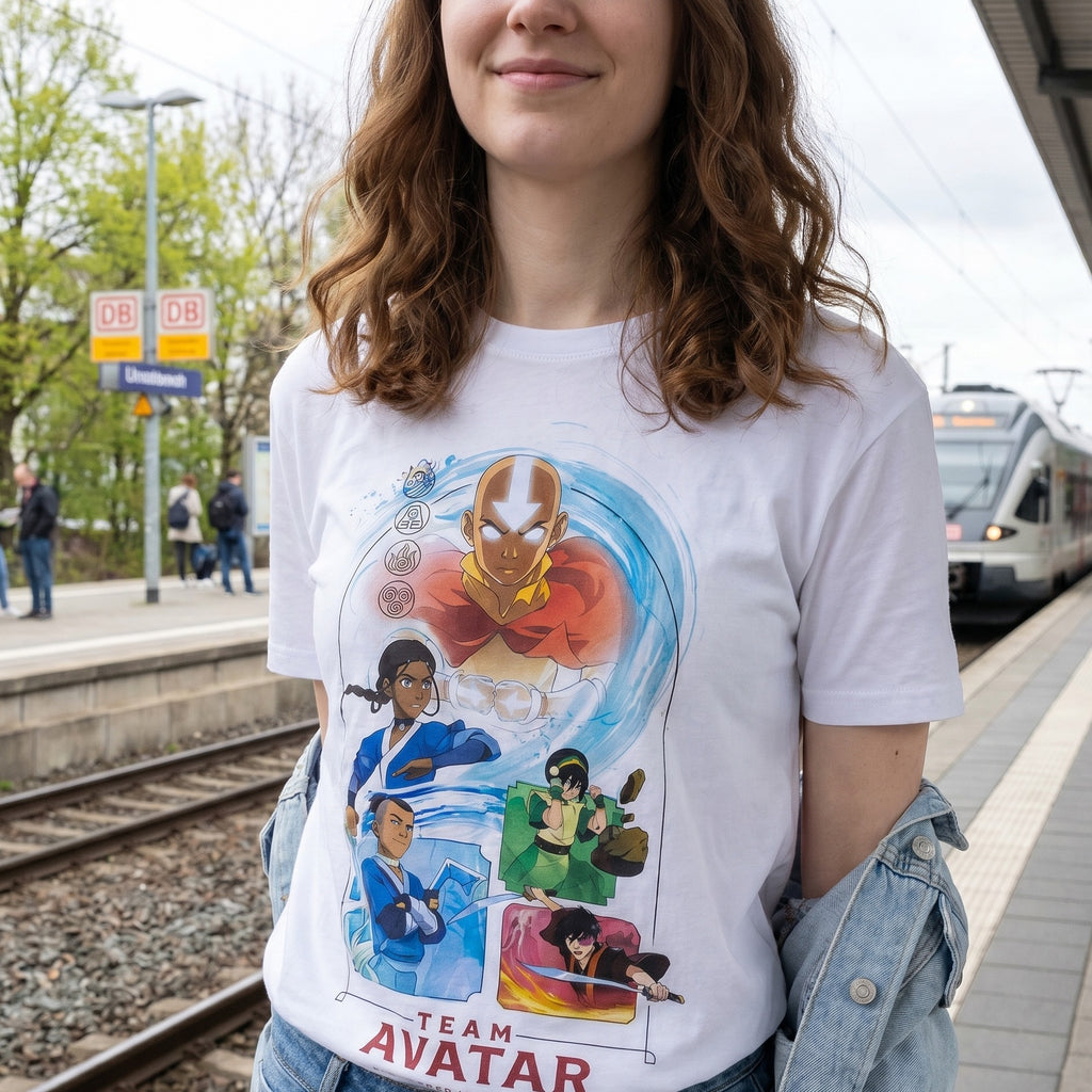 Immagine del prodotto T-shirt Team Avatar bianca