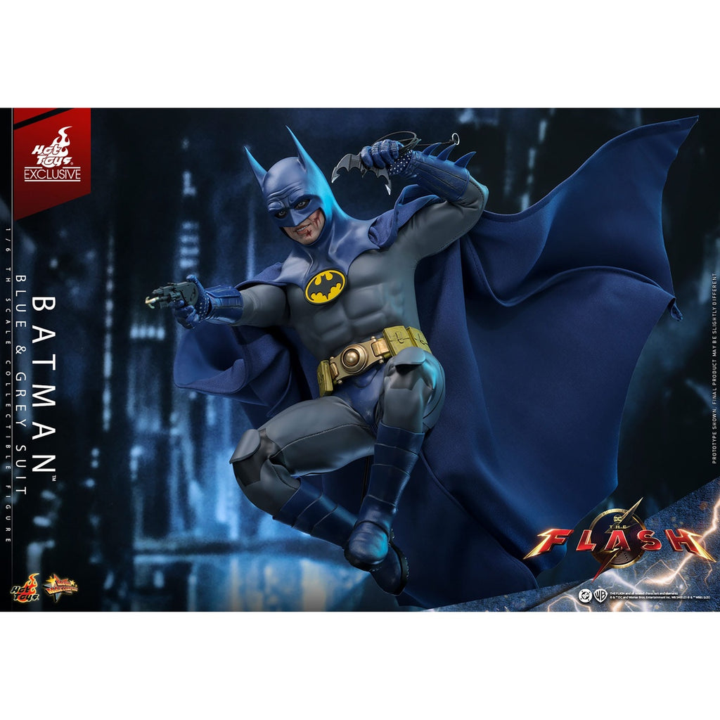 Produktbild The Flash - Batman Masterpiece Actionfigur 1:6 Blue & Grey Suit Limited Edition
