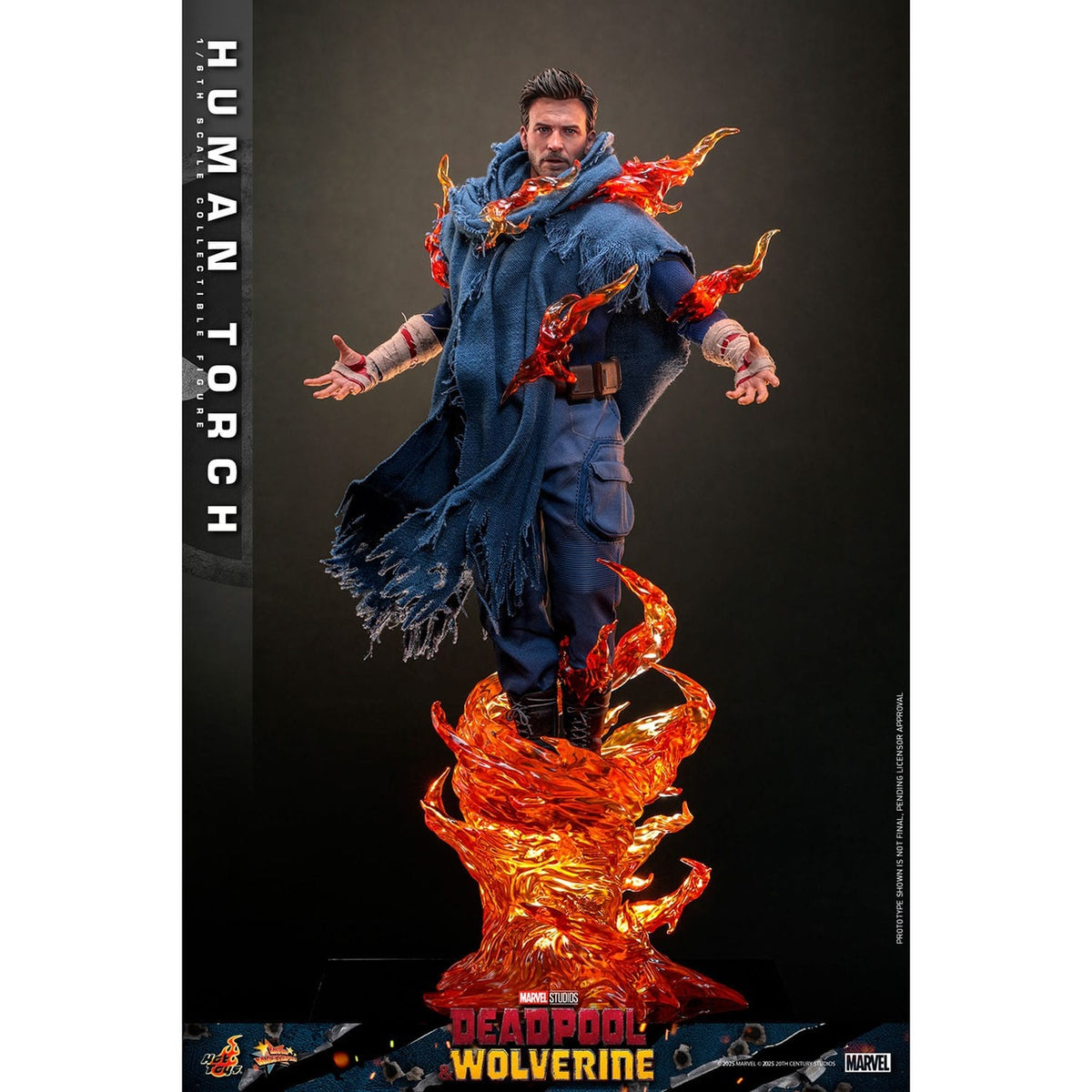 Image produit Deadpool & Wolverine - Figurine d’action Human Torch Masterpiece 1:6