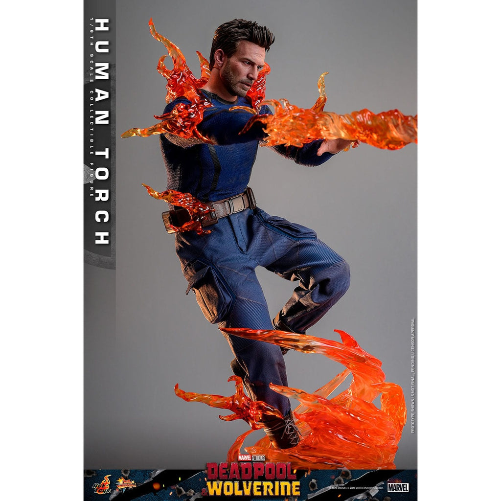Image produit Deadpool & Wolverine - Figurine d’action Human Torch Masterpiece 1:6