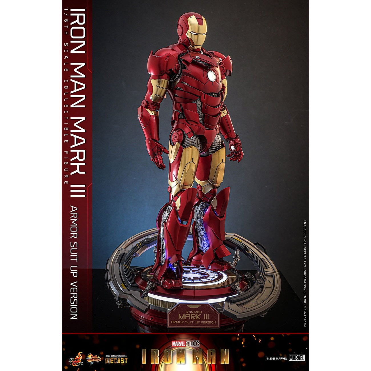 Immagine del prodotto Iron Man Mark III (Armor Suit Up Version) action figure Masterpiece 1:6 - Iron Man