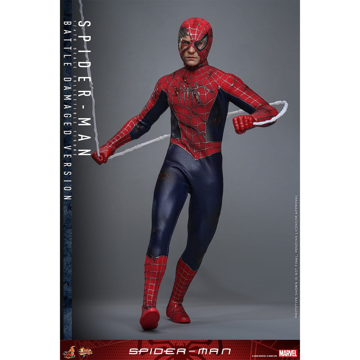 Immagine del prodotto Marvel - Action figure Spider-Man Masterpiece 1:6 Battle Damaged Version