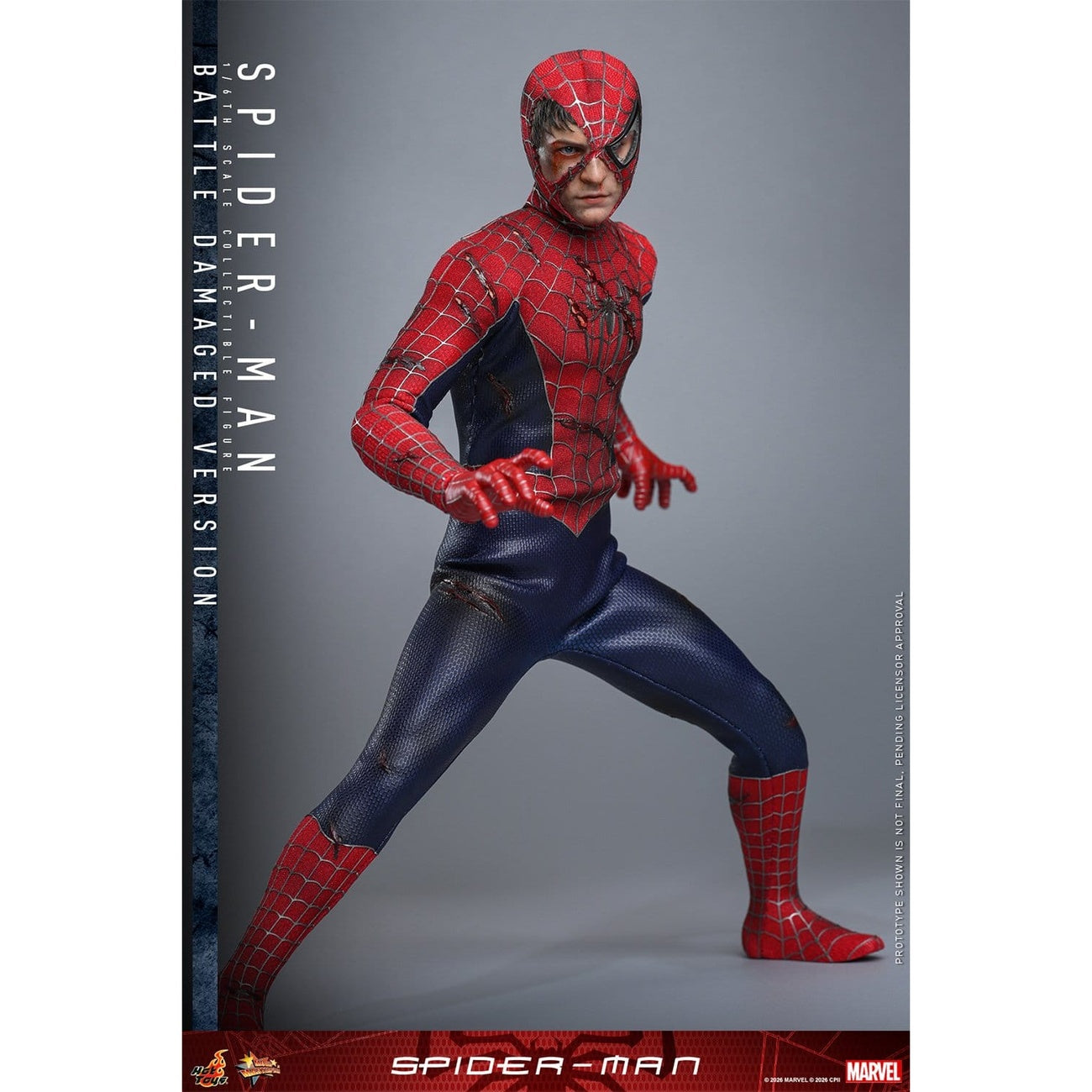 Immagine del prodotto Marvel - Action figure Spider-Man Masterpiece 1:6 Battle Damaged Version