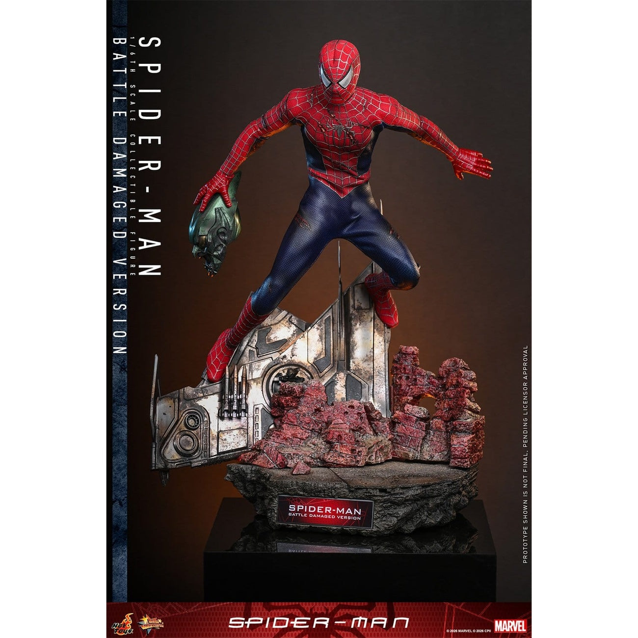 Immagine del prodotto Marvel - Action figure Spider-Man Masterpiece 1:6 Battle Damaged Version