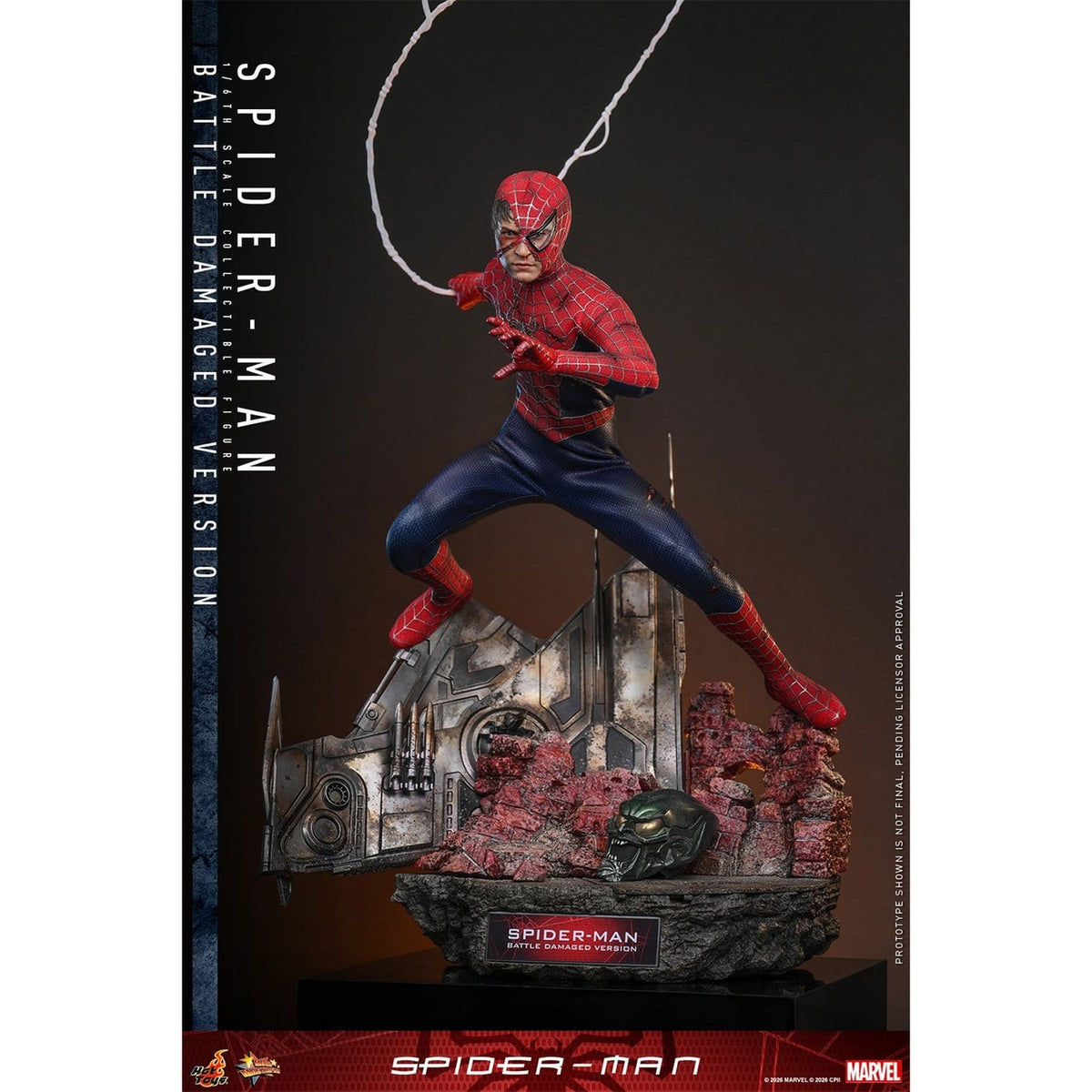 Immagine del prodotto Marvel - Action figure Spider-Man Masterpiece 1:6 Battle Damaged Version