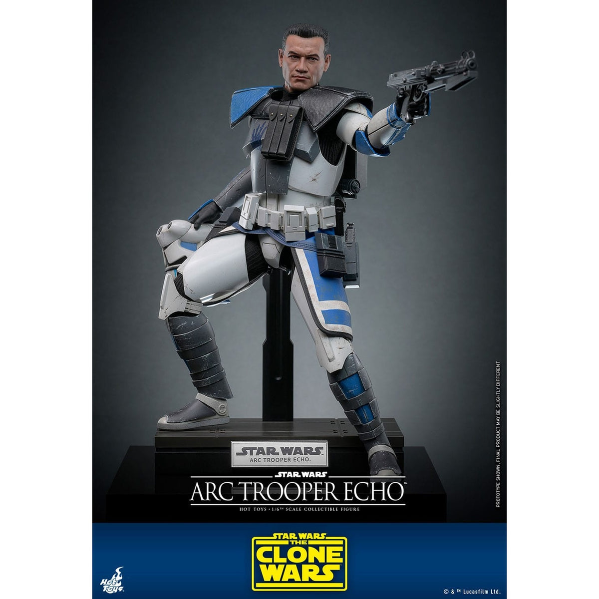 Produktbild Star Wars: The Clone Wars - Arc Trooper Echo Actionfigur 1:6