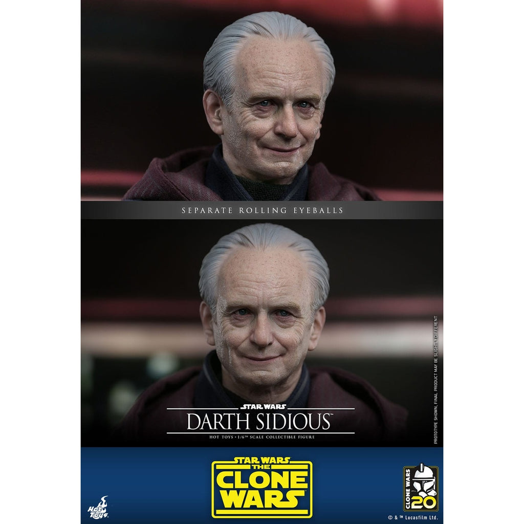 Produktbild Star Wars: The Clone Wars - Darth Sidious Actionfigur 1:6