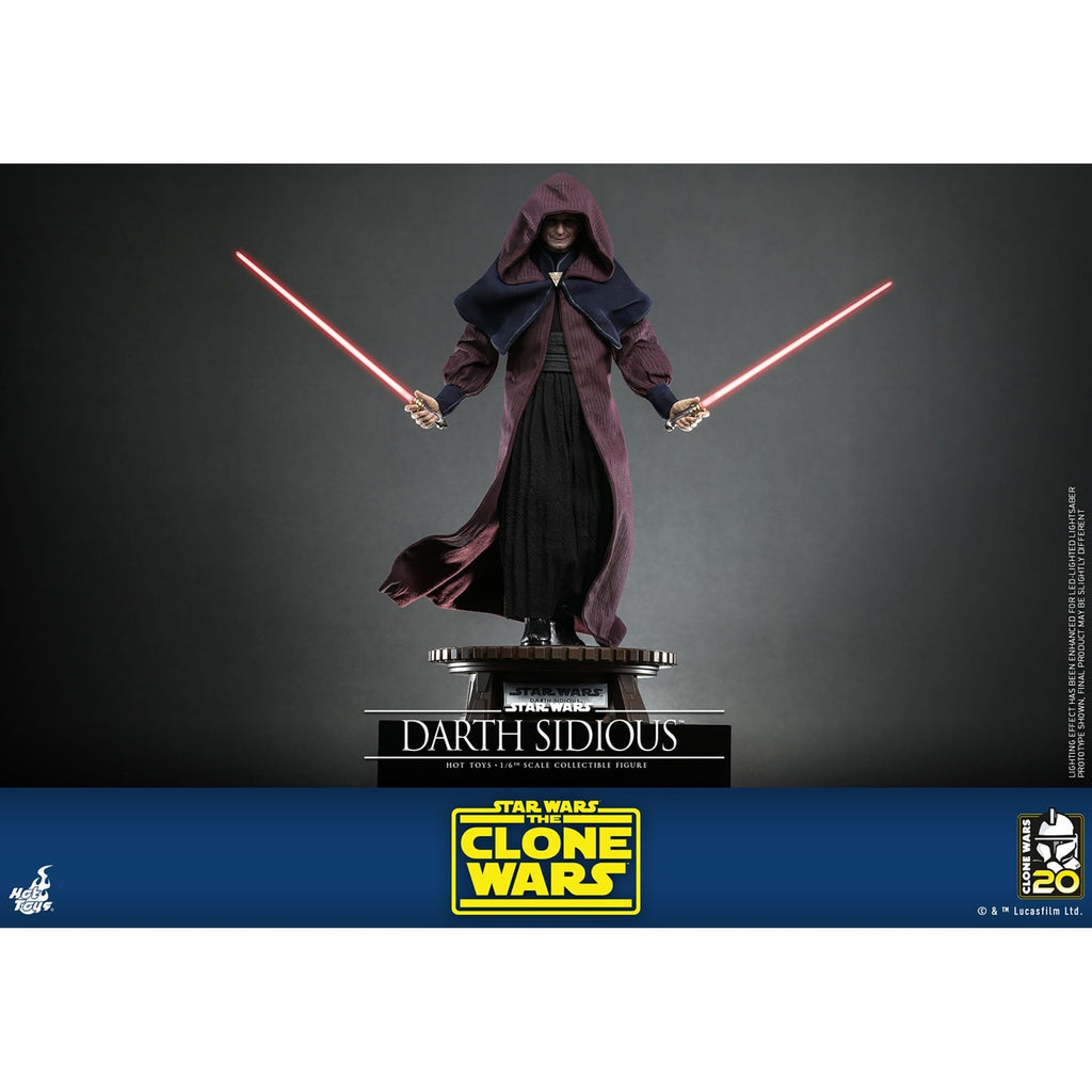 Produktbild Star Wars: The Clone Wars - Darth Sidious Actionfigur 1:6