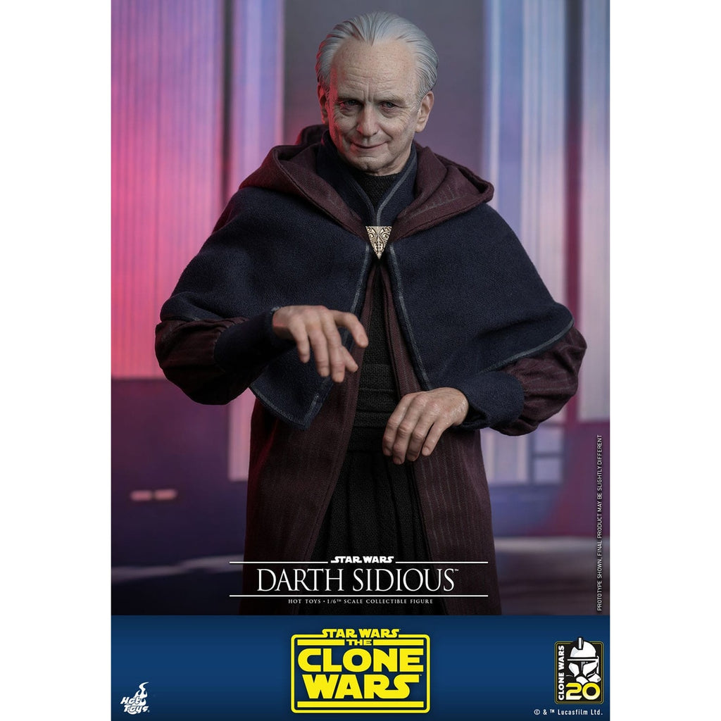 Produktbild Star Wars: The Clone Wars - Darth Sidious Actionfigur 1:6