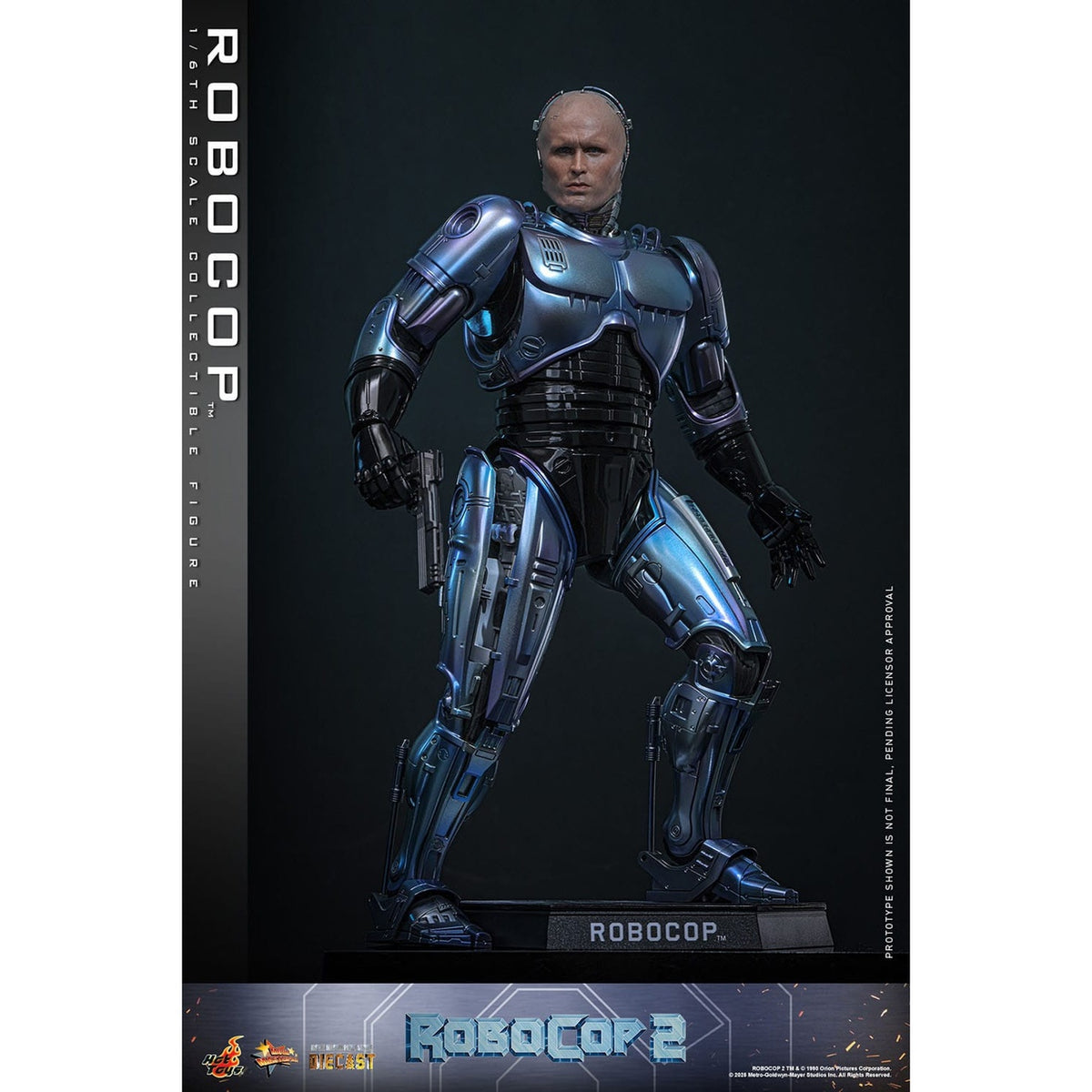 Produktbild RoboCop Masterpiece Diecast Actionfigur 1:6 - RoboCop 2