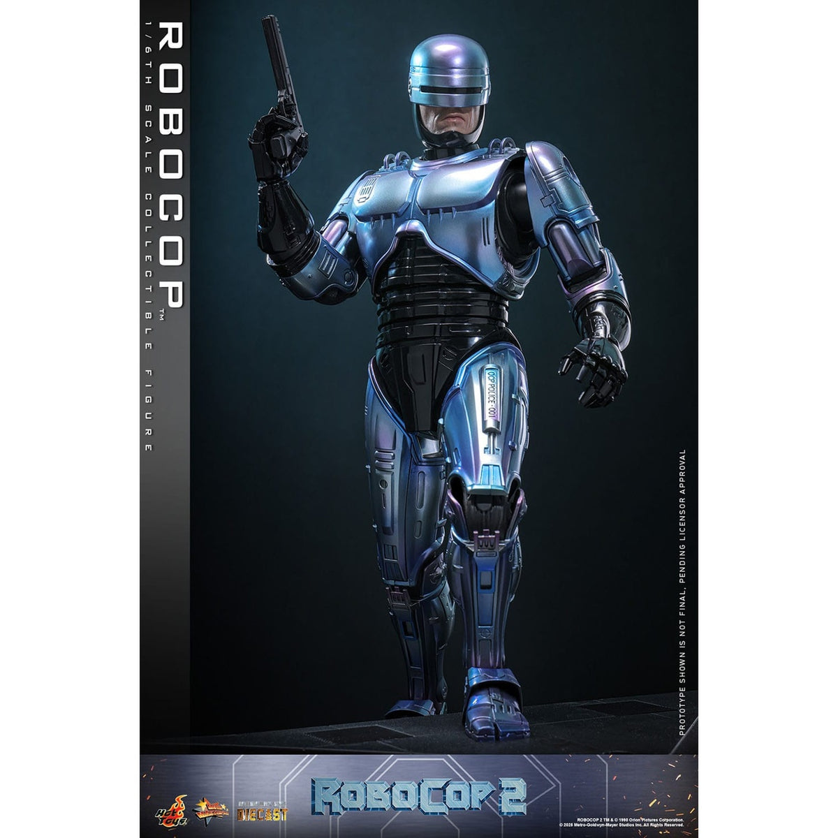 Produktbild RoboCop Masterpiece Diecast Actionfigur 1:6 - RoboCop 2