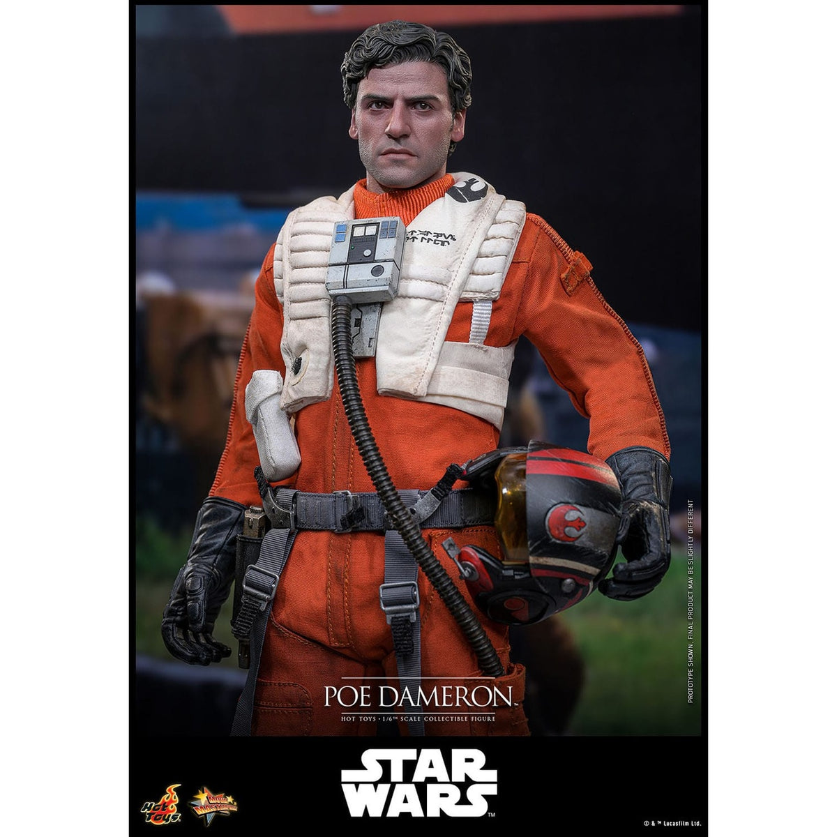 Image produit Star Wars - Figurine articulée Poe Dameron 1:6