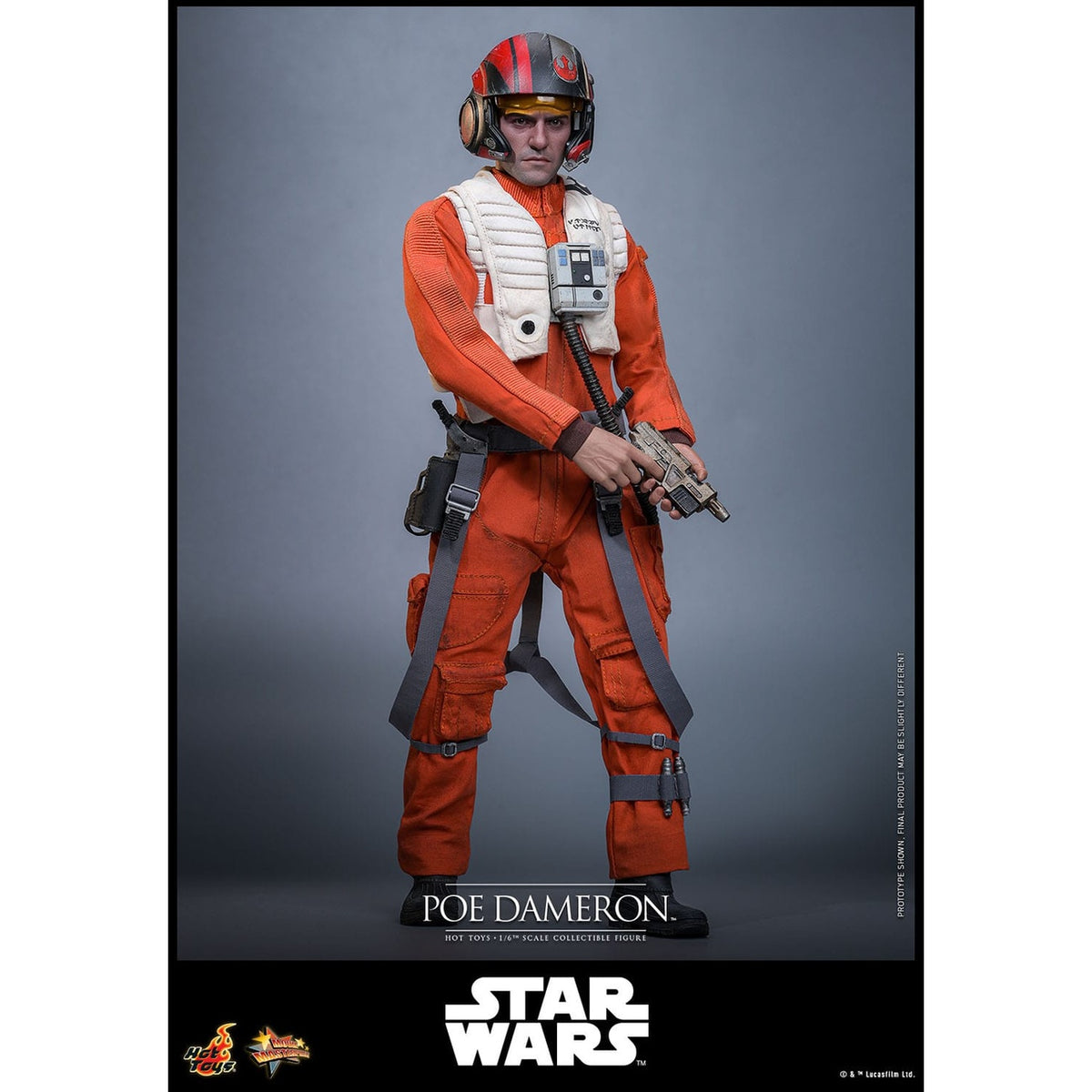 Image produit Star Wars - Figurine articulée Poe Dameron 1:6