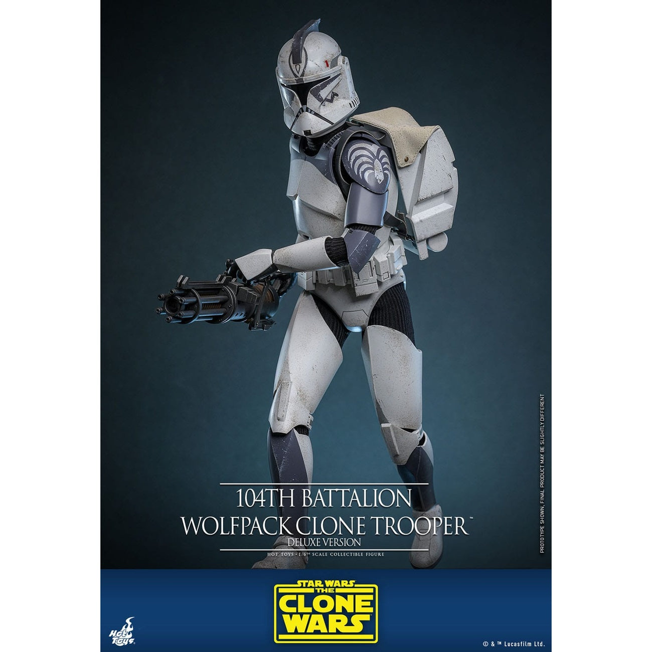 Produktbild Star Wars: The Clone Wars - 104th Battalion Wolfpack Clone Trooper Actionfigur 1:6