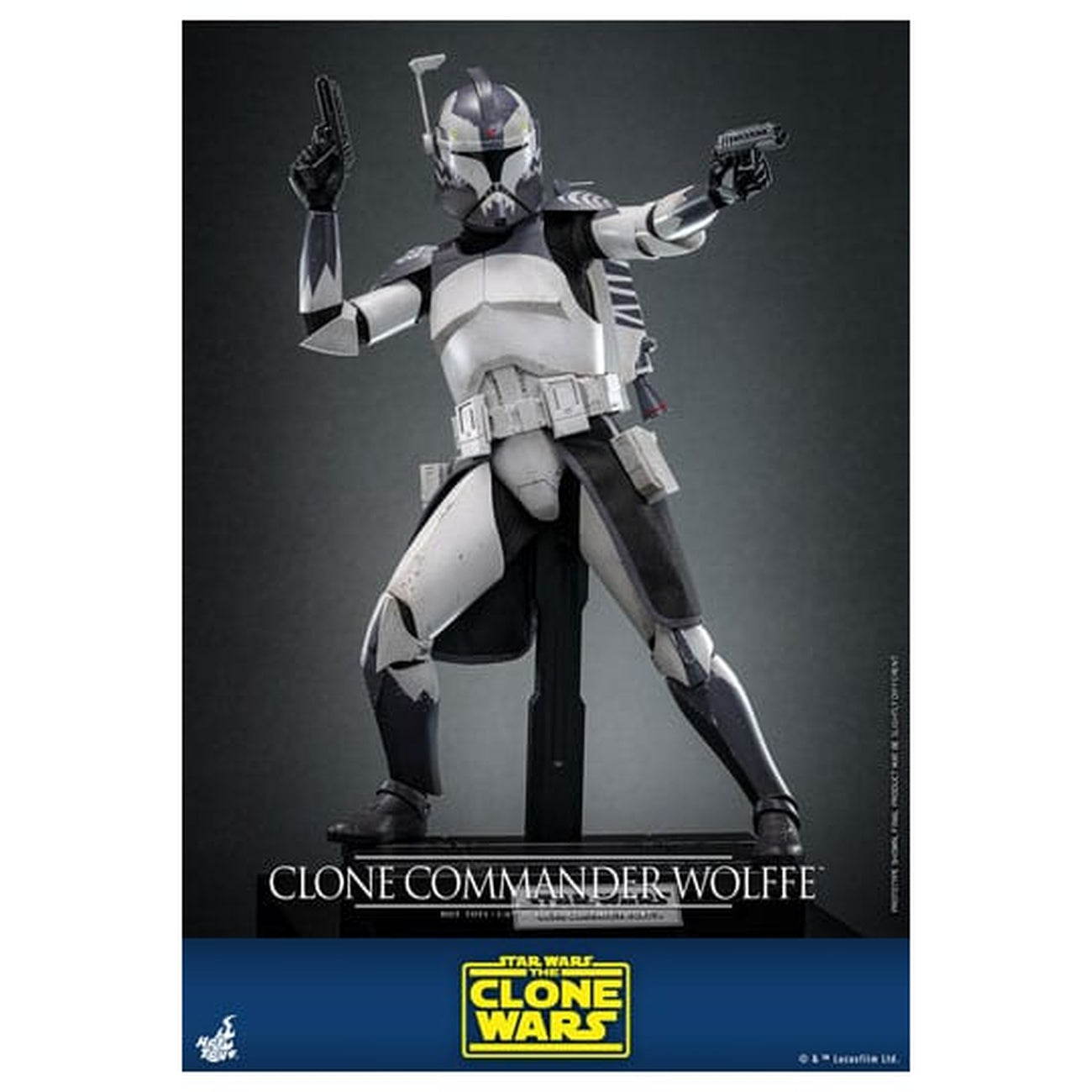 Produktbild Star Wars: The Clone Wars - Clone Commander Wolffe Actionfigur 1:6