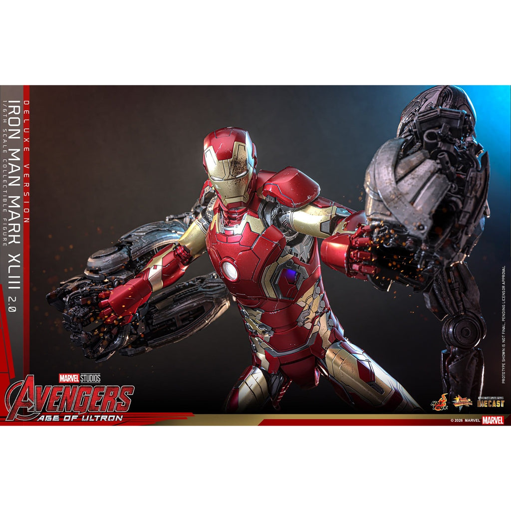Image produit Avengers : L’Ère d’Ultron - Iron Man Mark XLIII figurine d’exception 1:6 Deluxe