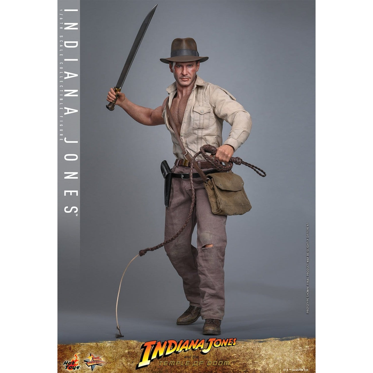 Produktbild Indiana Jones Masterpiece Actionfigur 1:6 - Indiana Jones