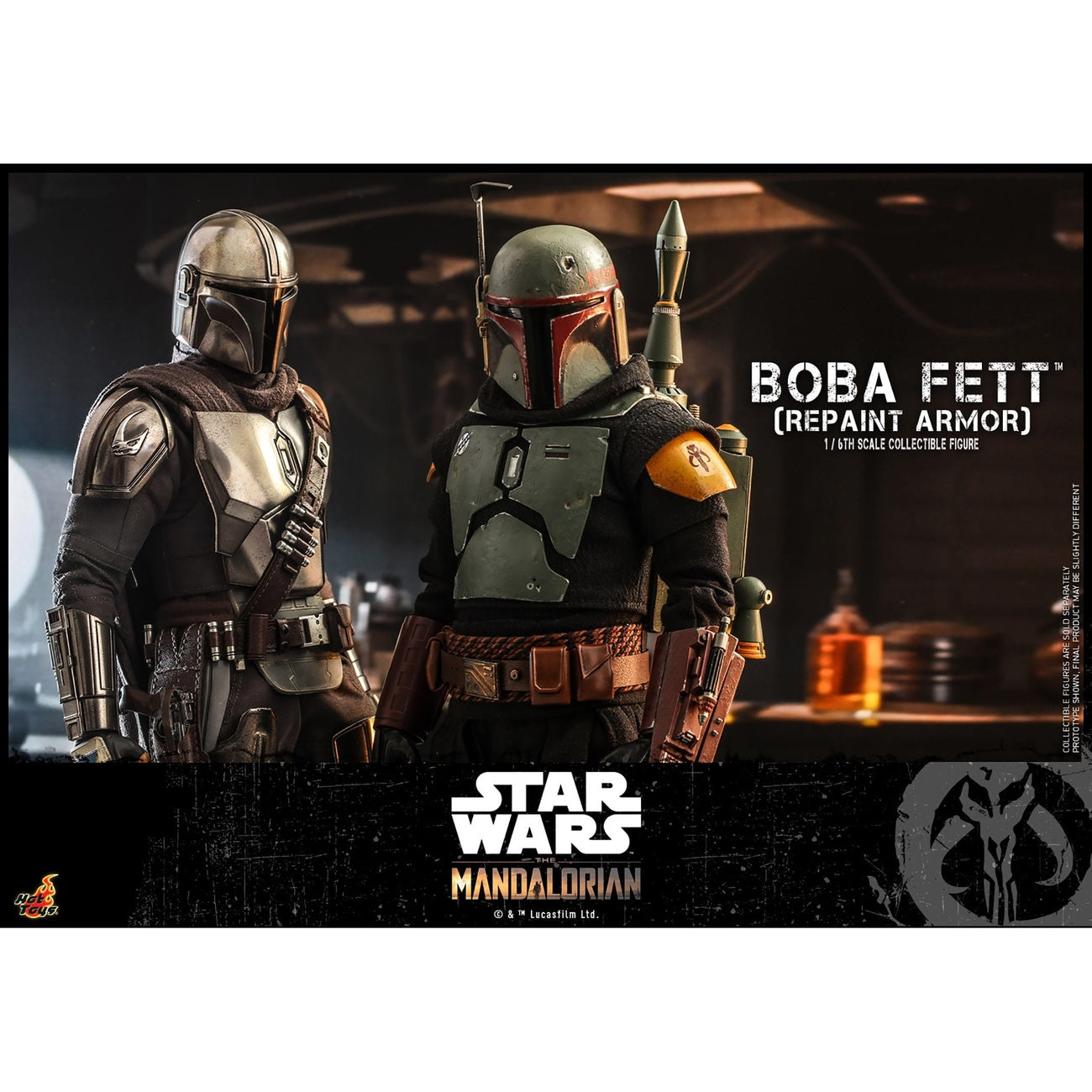 Image produit Star Wars : The Mandalorian – Figurine d’action Boba Fett 1:6 Repaint Armor Édition Spéciale