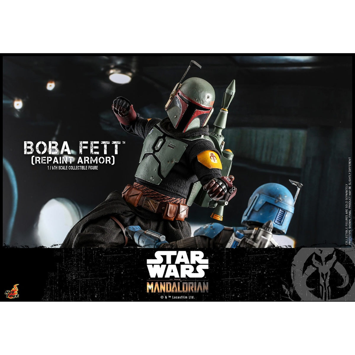 Image produit Star Wars : The Mandalorian – Figurine d’action Boba Fett 1:6 Repaint Armor Édition Spéciale