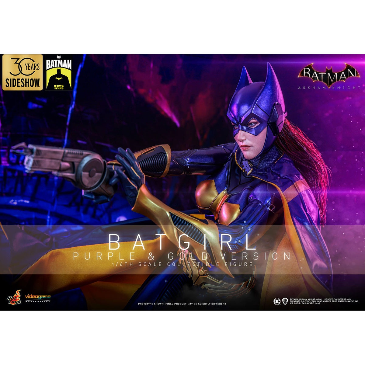 Image produit Batman: Arkham Knight – Figurine d’action Batgirl Masterpiece 1:6 Version Violet et Or Exclusive