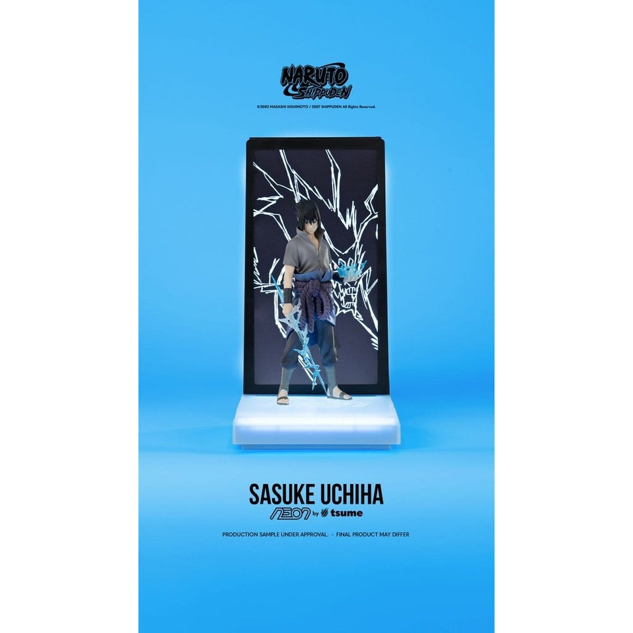 Produktbild Naruto - Sasuke Uchiha Neon Figur 1:9
