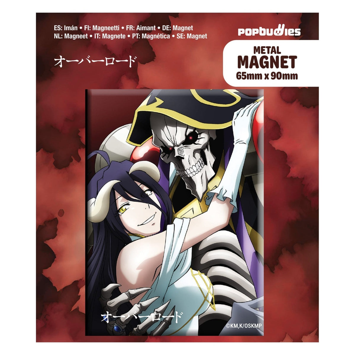 Image produit Overlord - Aimée et Ainz Magnet