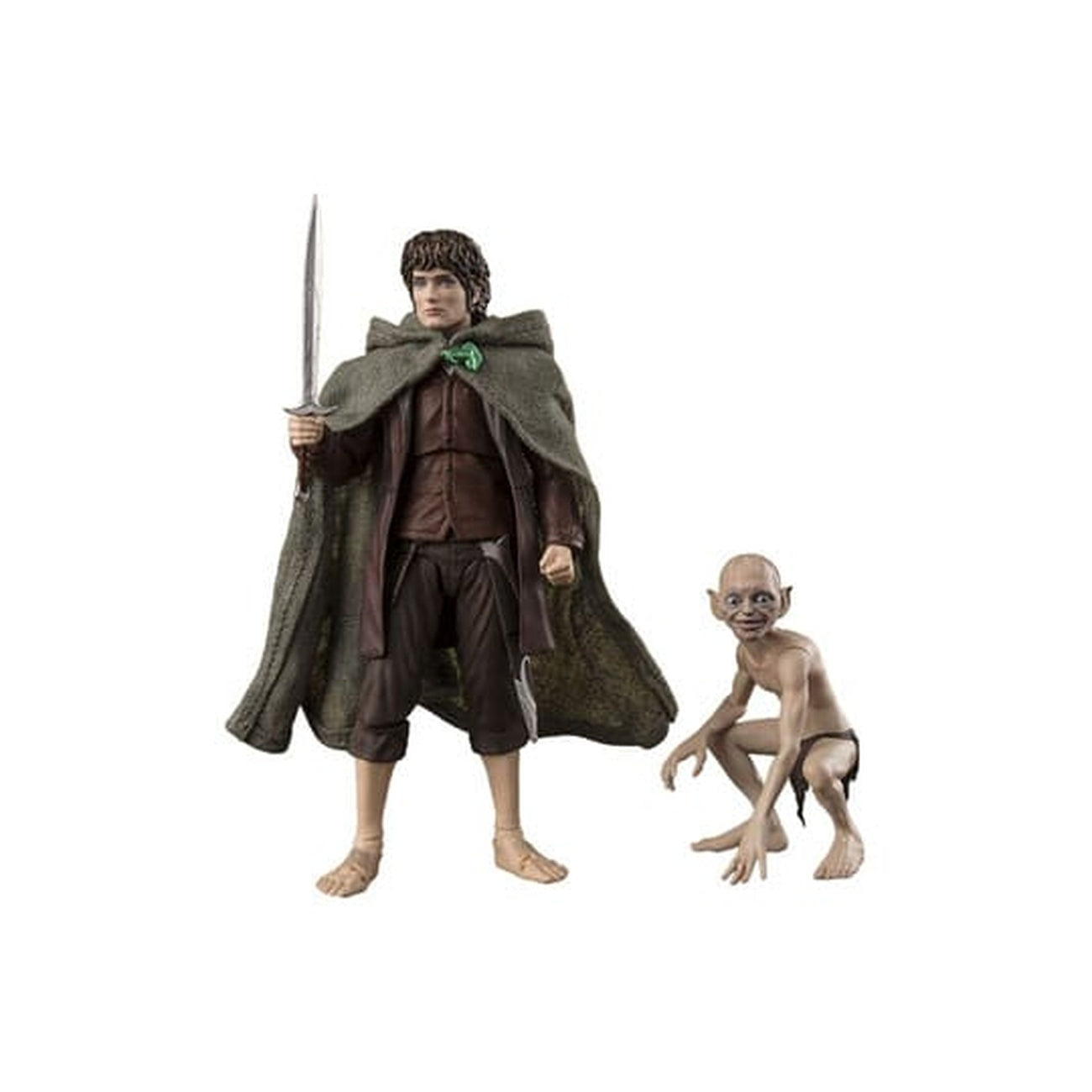 Immagine del prodotto Il Signore degli Anelli - Set di action figure Frodo Baggins & Gollum S.H. Figuarts