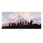 Produktbild Der Herr der Ringe - Die Gefährten Kunstdruck 20th Anniversary