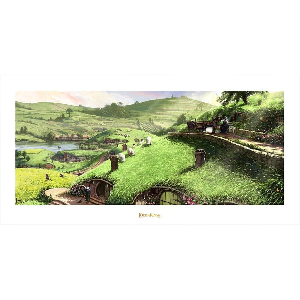 Produktbild Der Herr der Ringe - Auenland Kunstdruck