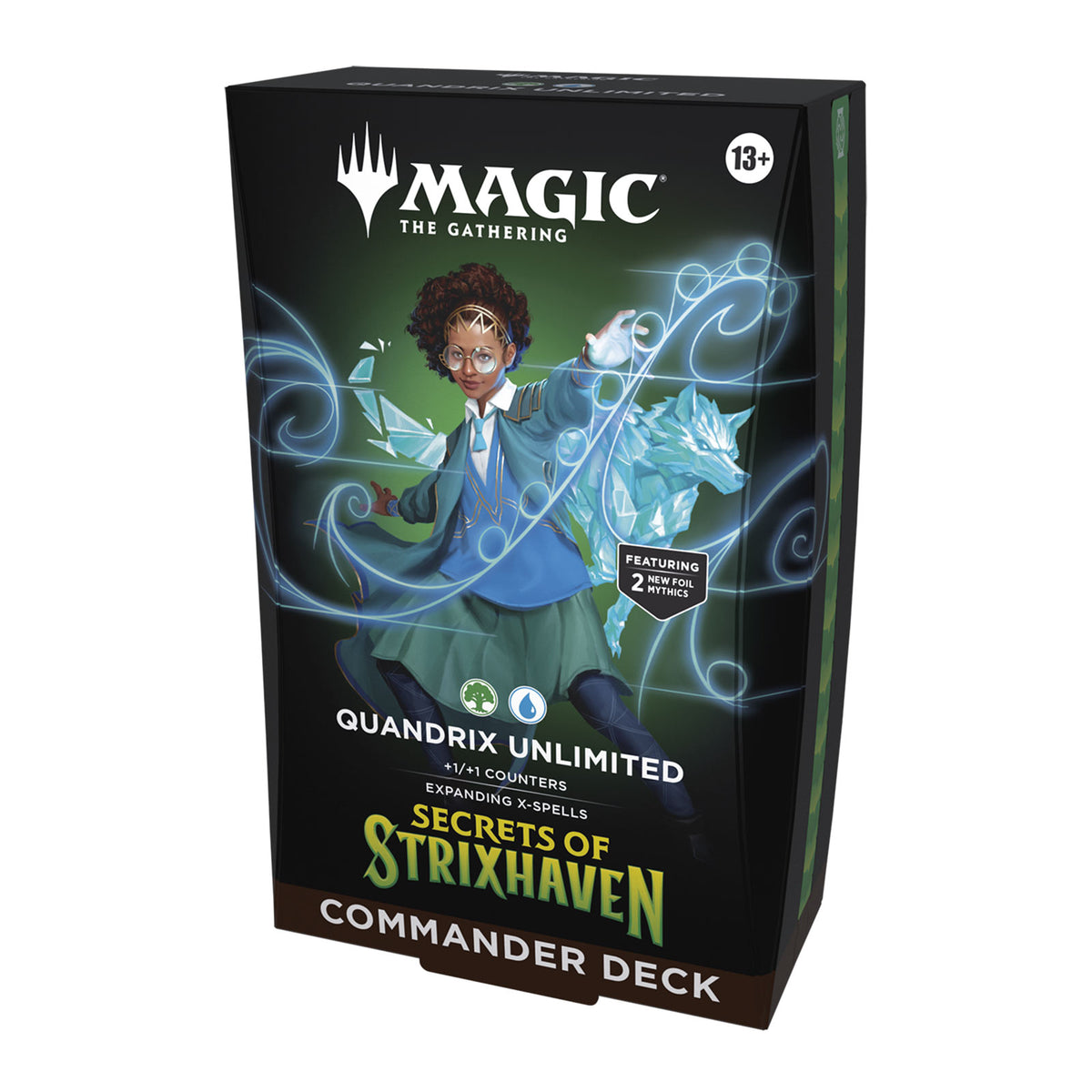Produktbild Secret of Strixhaven Quandrix Unlimited Commander Deck englische Version - Magic The Gathering