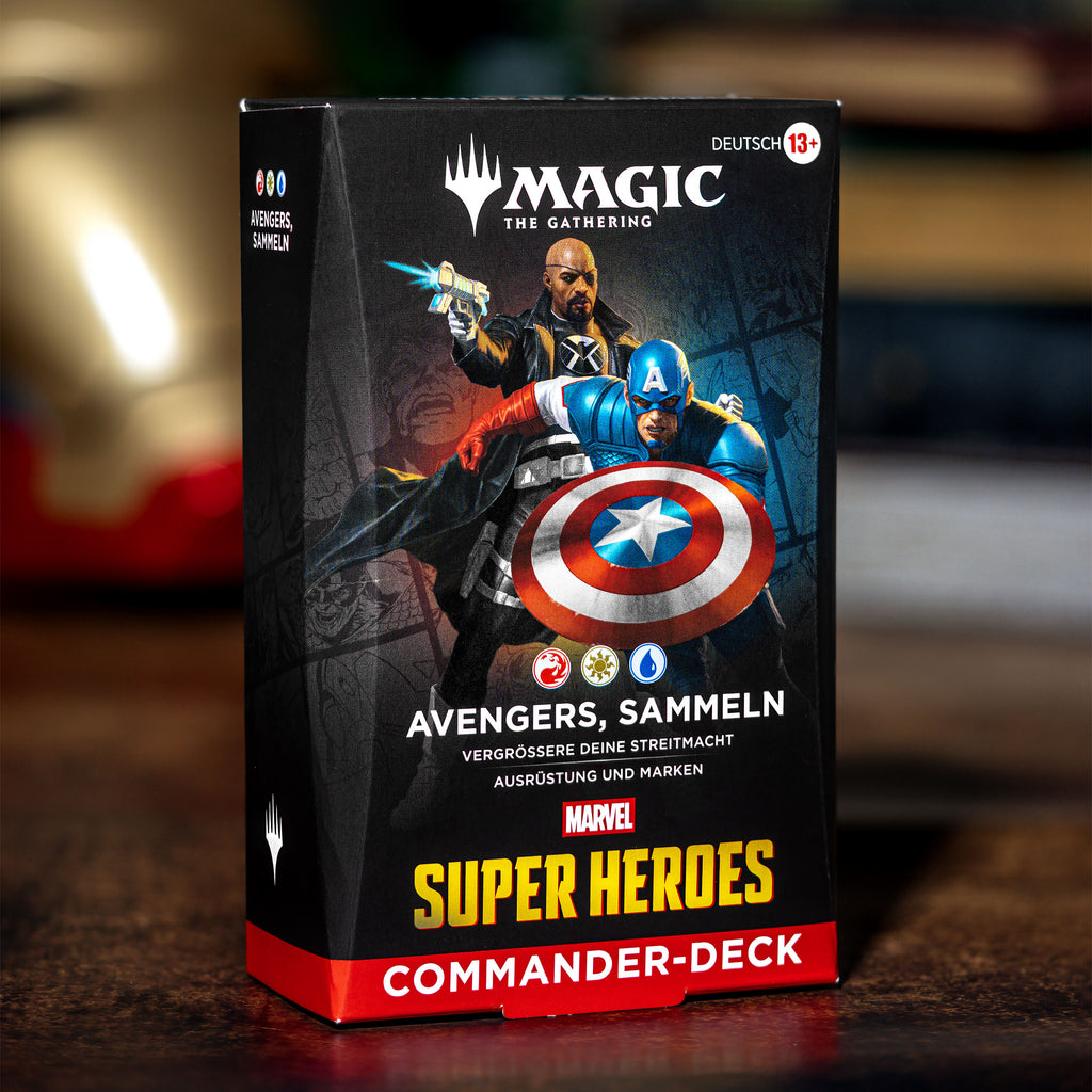 Image produit Marvel Super Heroes Avengers Deck Commander version allemande - Magic The Gathering