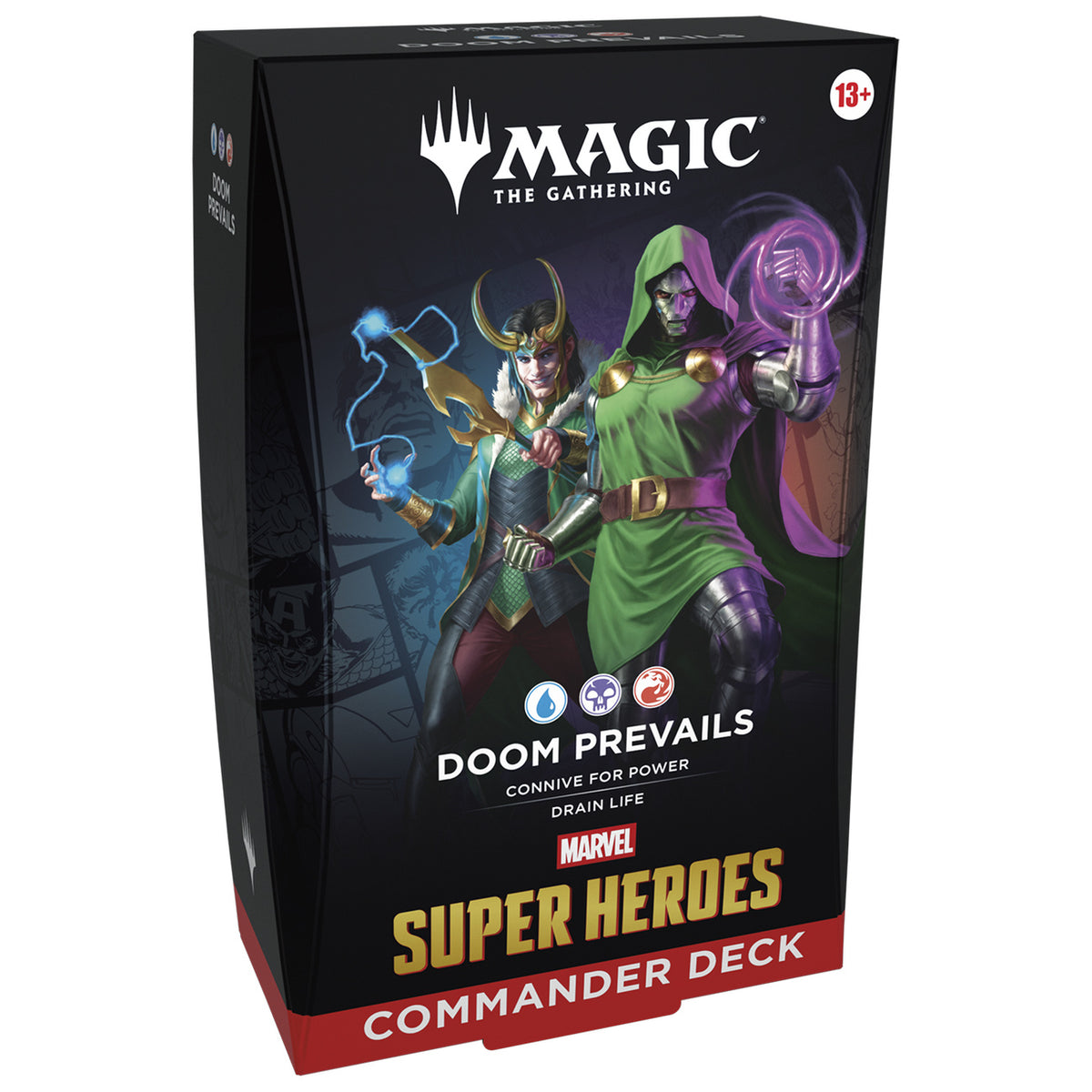 Produktbild Marvel Super Heroes Doom Prevails Commander Deck englische Version - Magic The Gathering