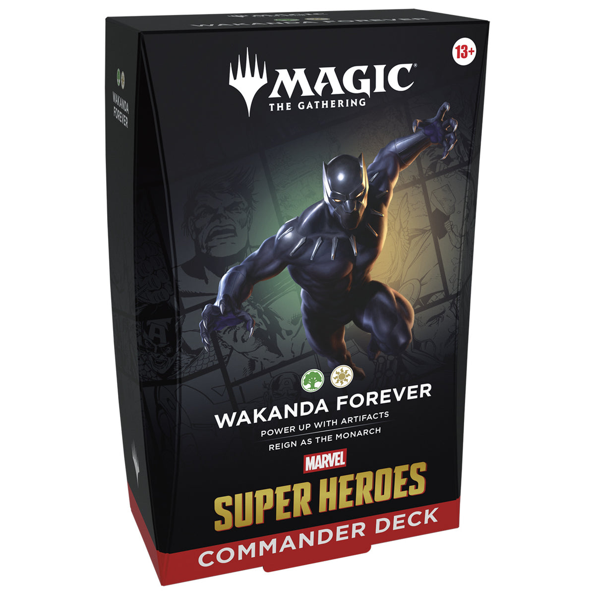 Immagine del prodotto Marvel Super Heroes Wakanda Forever Mazzo Commander Versione Inglese - Magic: The Gathering