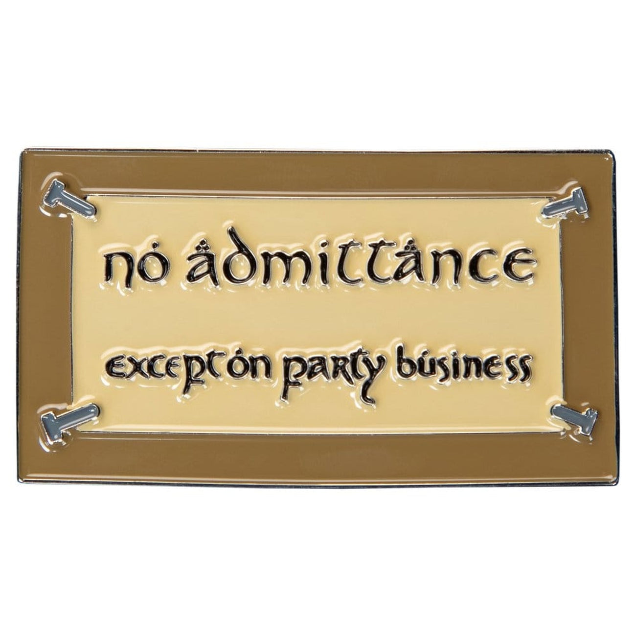 Product image The Lord of the Rings - No Admittance Magnet