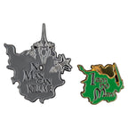 Produktbild Der Herr der Ringe - No Man can Kill Me & I Am No Man! 2er Pin Set